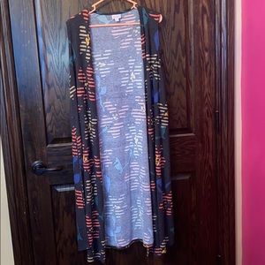 A LulaRoe “Joy”  cardigan.
